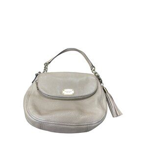 Michael Kors Bedford Flap wms beige leather pebbled shoulder handbag SKU 9229